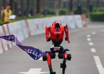 A Humanoid Robot Set a Half-Marathon Record in China