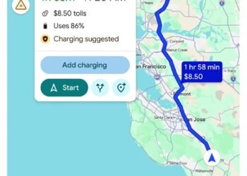 Google Maps simplifies battery predictions and trip planning for 350+ Android Auto EV models.