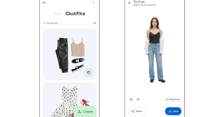 Google Photos launches an AI try-on feature for clothes you already have