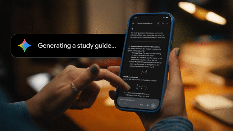 How to make a study guide with Gemini using handwritten notes