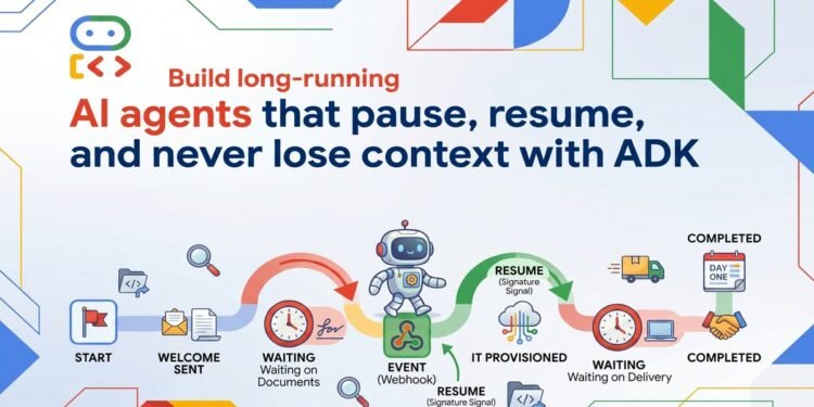 Build Long-running AI agents that pause, resume, and never lose context with ADK
