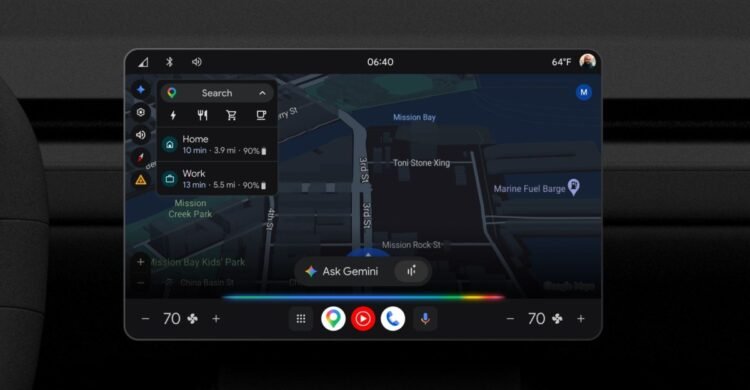Gemini is rolling out to cars with Google built-in