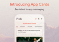 App Cards for Persistent In-App Messaging