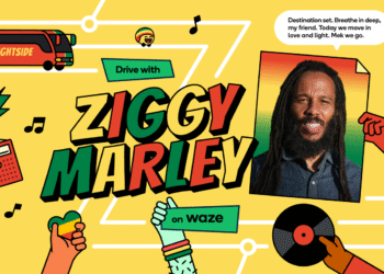 Drive with Ziggy Marley on Waze.