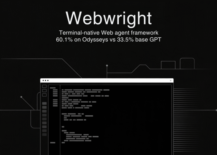Microsoft Research Releases Webwright: A Terminal-Native Web Agent Framework That Scores 60.1% on Odysseys, Up from Base GPT-5.4’s 33.5%
