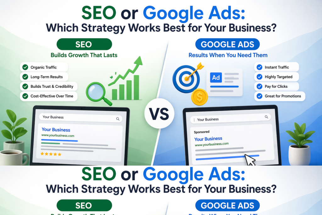 SEO or Google Ads: Which Strategy Works Best for Your Business