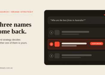Will AI recommend your brand? The brand strategy behind AI search. – Truly Deeply – Brand Strategy & Creative Agency Melbourne