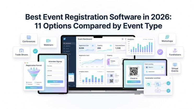 Best Event Registration Software in 2026: 11 Options Compared by Event Type