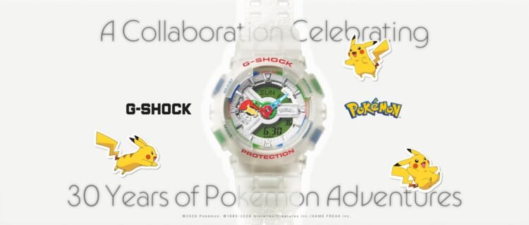 CASIO Unveils G-SHOCK × Pokémon Watch