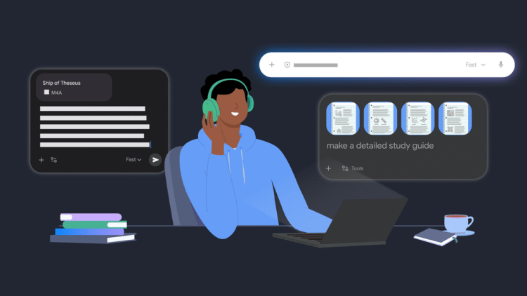 Study and exam help with Google AI tools