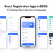 Event Registration Apps in 2026: 10 Mobile First Options Compared