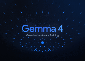 Gemma 4 with quantization-aware training