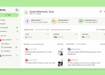 Buffer has a new home page now