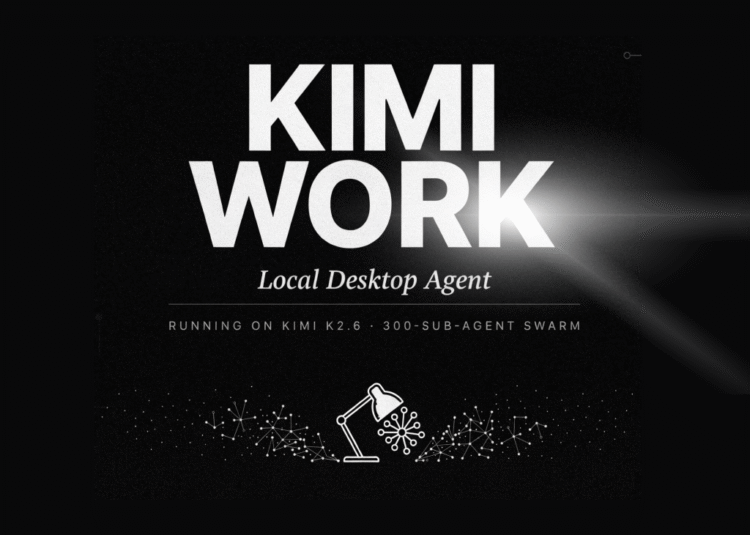 Moonshot AI Launches Kimi Work, a Local Desktop Agent Reportedly Running on Kimi K2.6 With a 300-Sub-Agent Agent Swarm