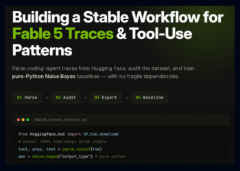 Building a Stable Fable 5 Traces Workflow in Colab: Parsing Tool Calls, Auditing Data, and Training Baselines