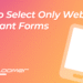 Website and Instant Forms Confusion