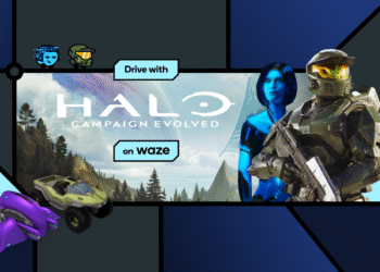 Drive with Halo on Waze