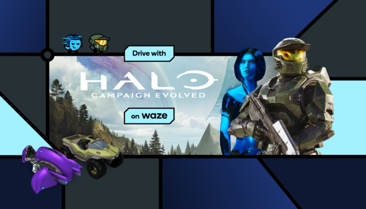 Drive with Halo on Waze