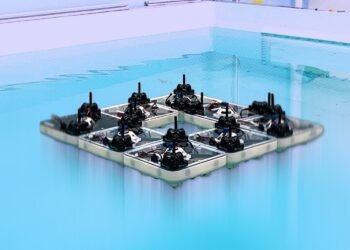 Tiny robot boats build floating structures | MIT News