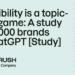 A study of 50,000 brands in ChatGPT [Study]