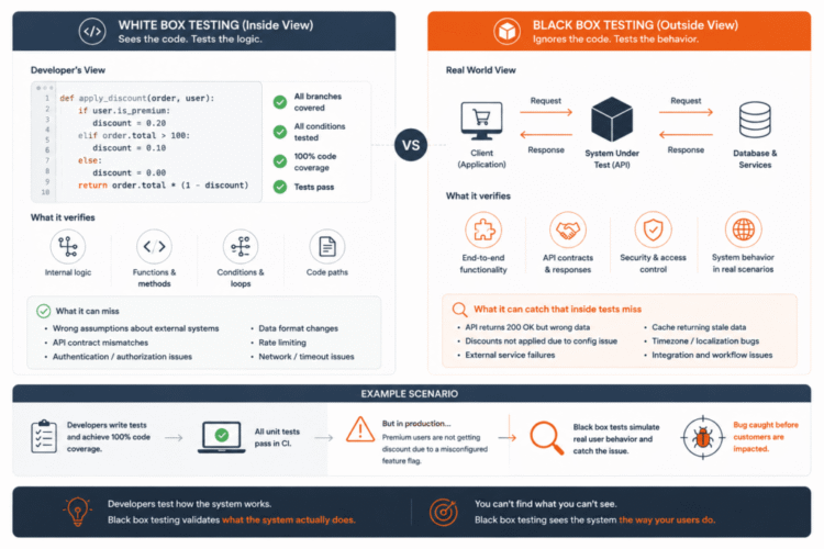 How Black Box Testing Catches Bugs Developers Cannot See