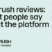 What people say about the platform