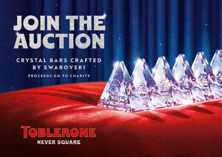 Meet the Swarovski-Crafted Toblerone Crystal Bar Raising Funds for Charity