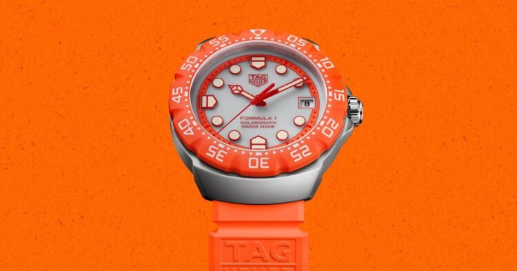 Orange Crush: TAG Heuer Drops a Bright Revamp of the Original Metal F1 Watch