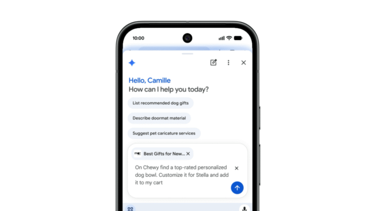 Do more online with Gemini in Chrome for Android.