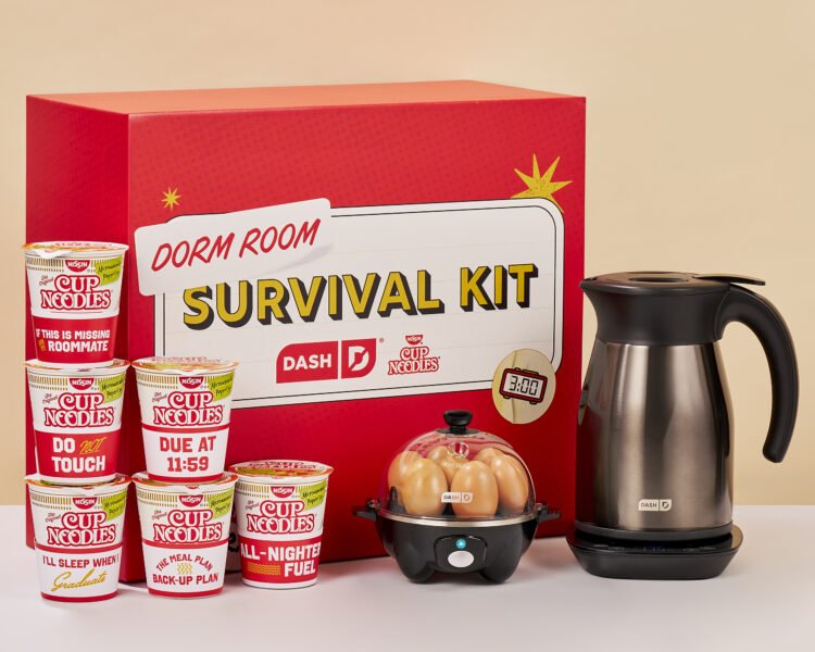 Cup Noodles and Dash Launch the Ultimate Back-to-College Dorm Room Survival Kit