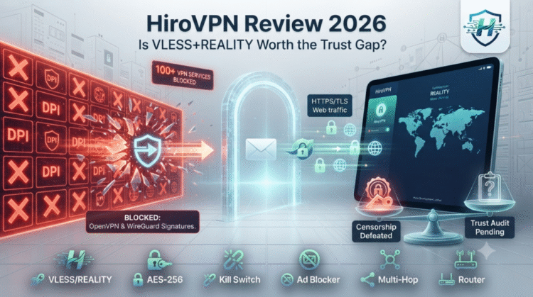 HiroVPN Review 2026: Is VLESS+REALITY Worth the Trust Gap?