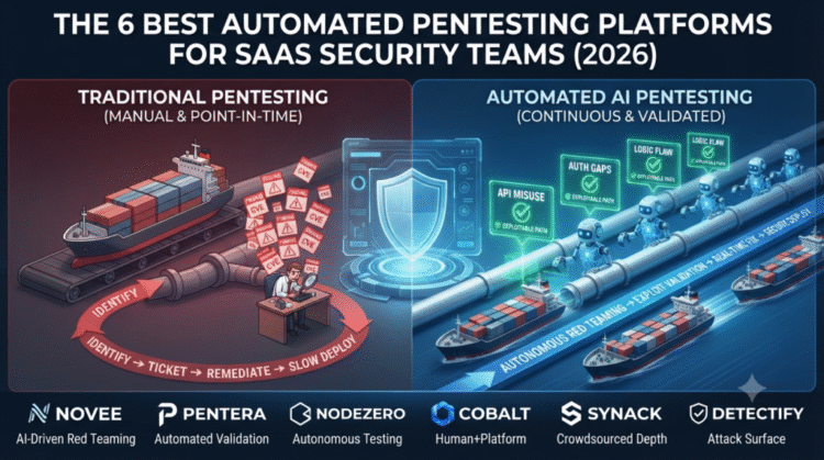Best 6 Automated Pentesting Platforms for SaaS Security Teams