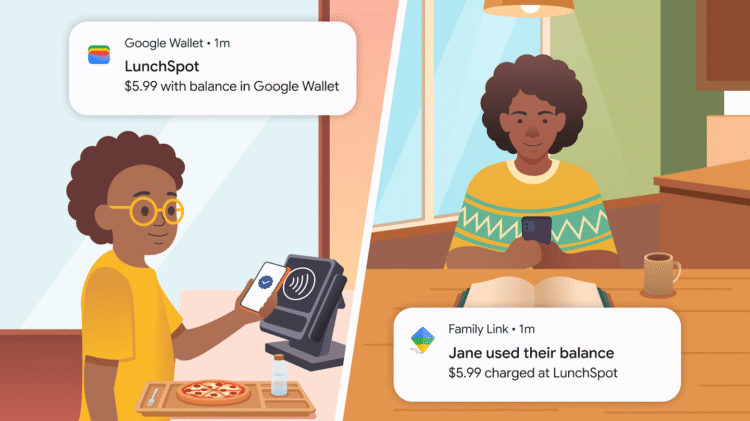 Parents can now send their kids money on Google Wallet