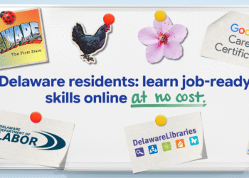 Google and Delaware offer free career and AI training.