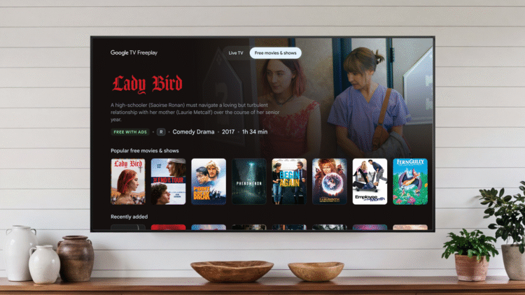 Stream free movies and shows on Google TV Freeplay