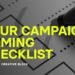 The Checklist for Combating Creative Block