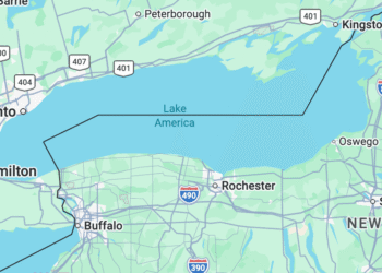 Google Maps Now Shows ‘Lake America’ Instead of Lake Ontario