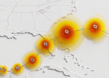 AI model predictions for tropical cyclones