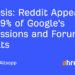 Reddit Appears in 83.9% of Google’s Discussions and Forums Results