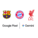 Google Gemini and Pixel football club partnerships