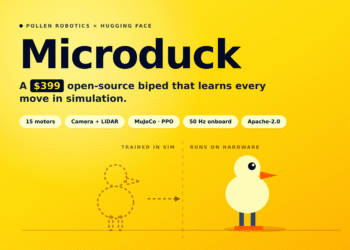 Hugging Face Unveils Microduck: A $399 Open-Source 25 cm Biped You Train with Reinforcement Learning