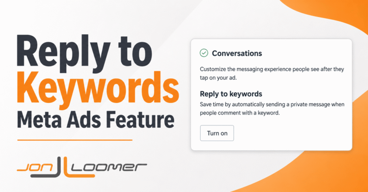 Reply to Keywords Meta Ads Feature