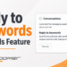 Reply to Keywords Meta Ads Feature