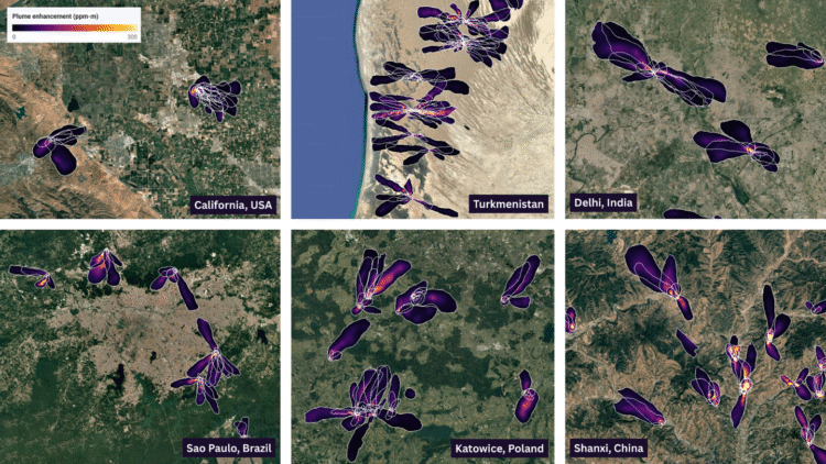 AI maps global methane emissions from space