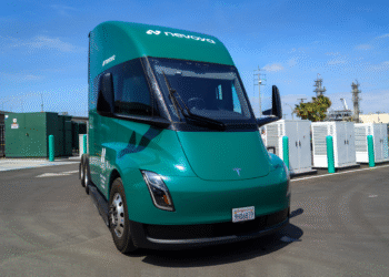 Google, Nevoya, Center for Green Market Activation on green semi trucks
