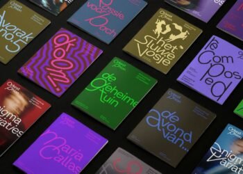 Thonik’s identity for Orkest Phion gives the symphony orchestra a brand that’s as ever-changing and itinerant as its programme